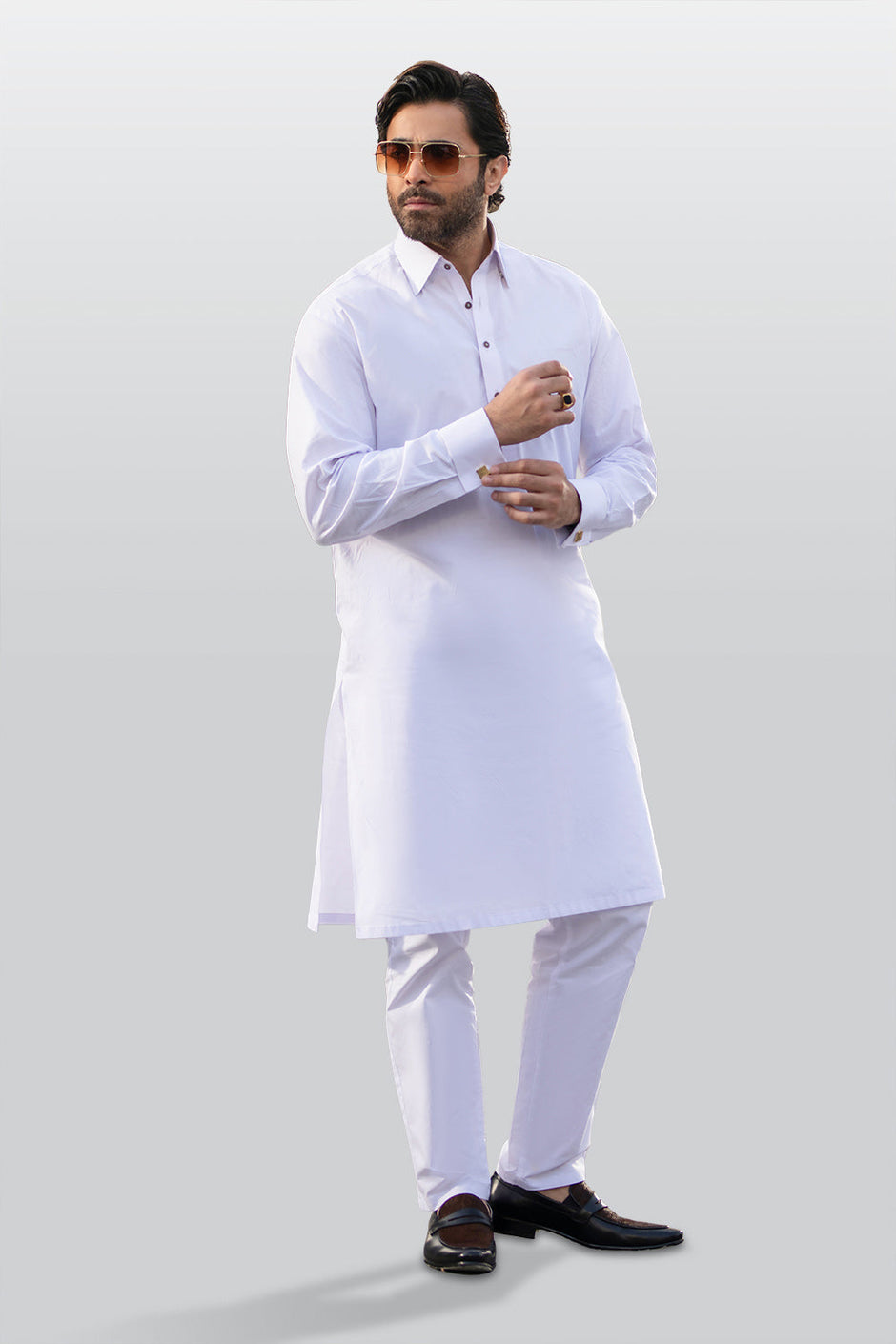 Chairman Latha Unstitched Fabric Cotton with Black Gift Box