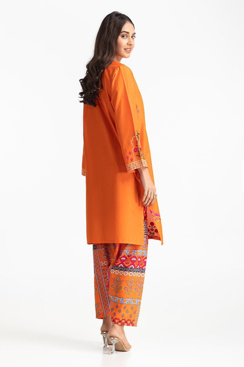 Lawn Printed With Embroidered Shirt And Printed Shalwar IUSTTS-306
