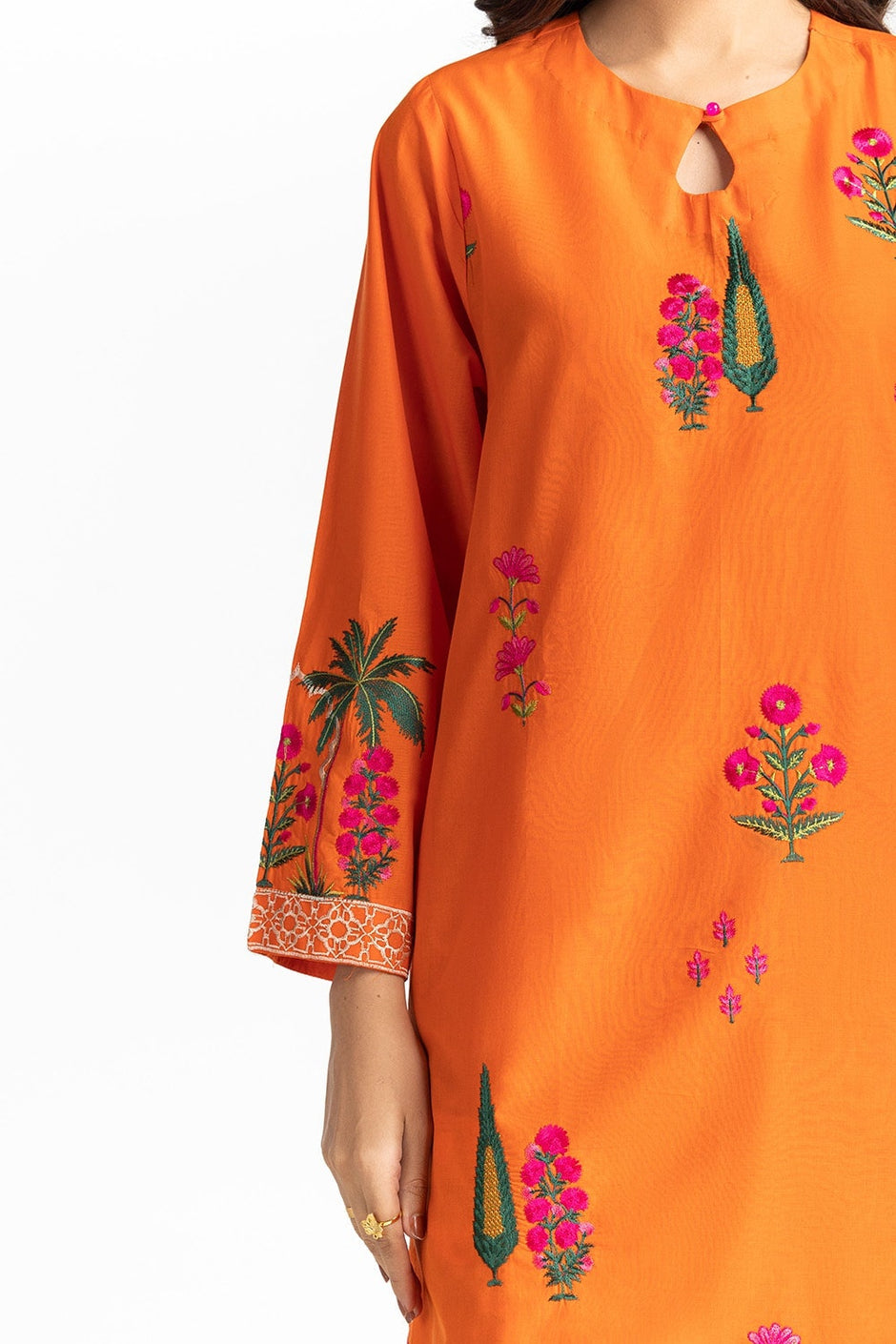 Lawn Printed With Embroidered Shirt And Printed Shalwar IUSTTS-306