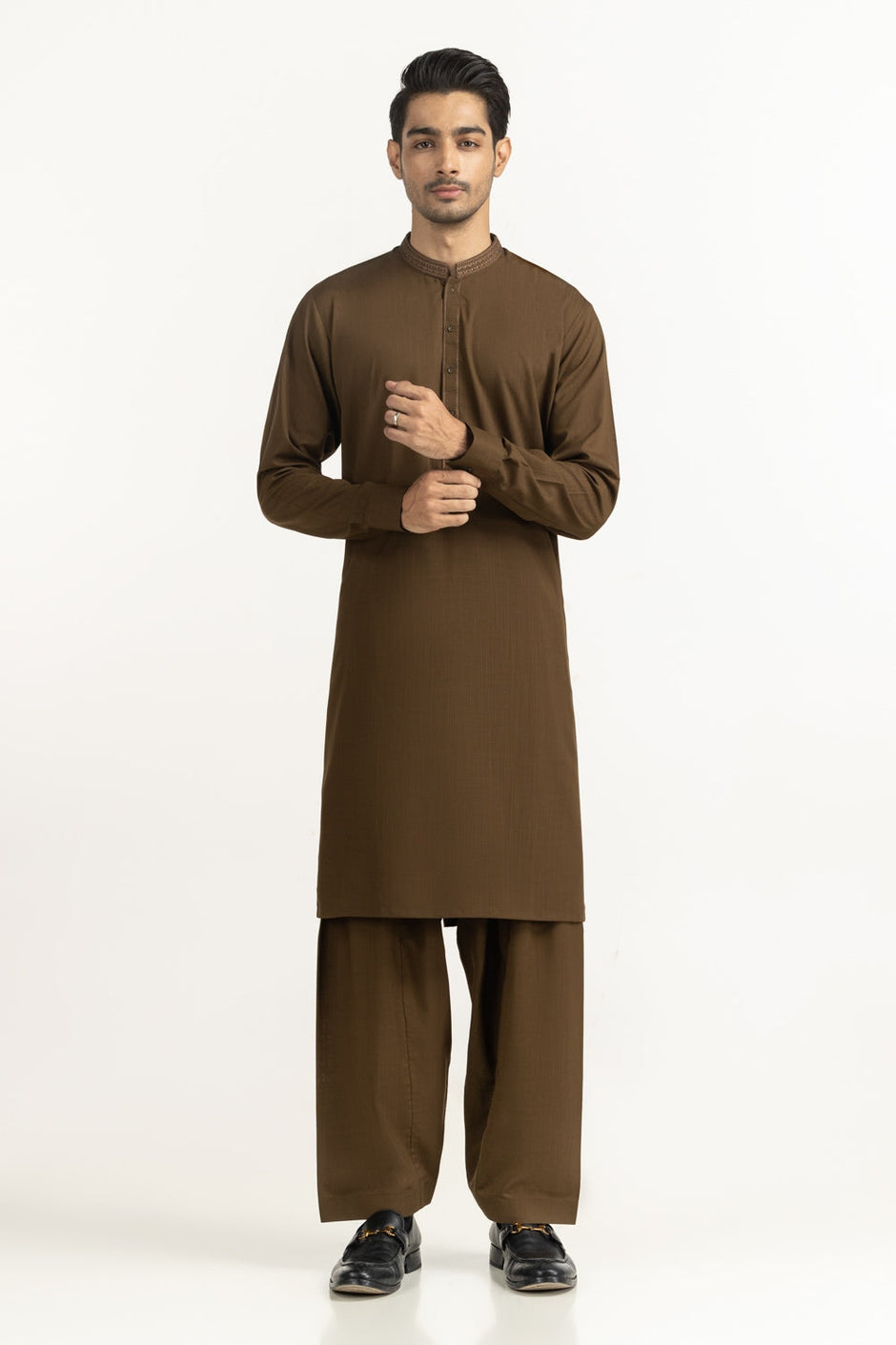 Regular Fit Embroidered Suits SK-EMB25-003