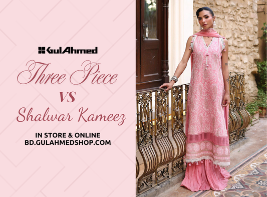 pakistani three piece suit by Gul Ahmed Bangladesh
