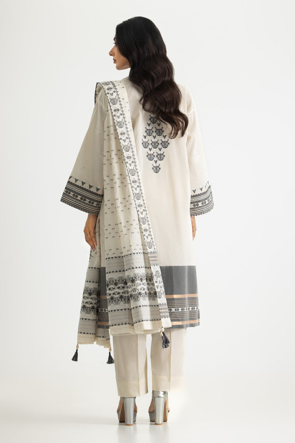 3PC Dyed Jacquard Suit