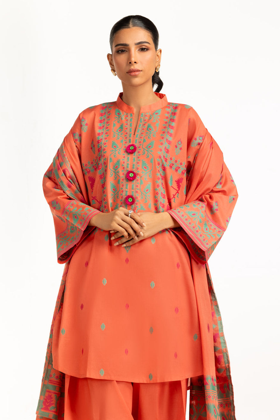 3PC Jacquard Dyed Suit