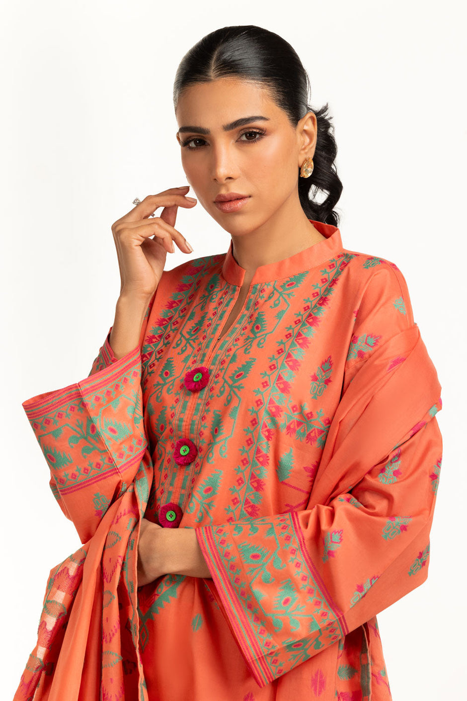 3PC Jacquard Dyed Suit