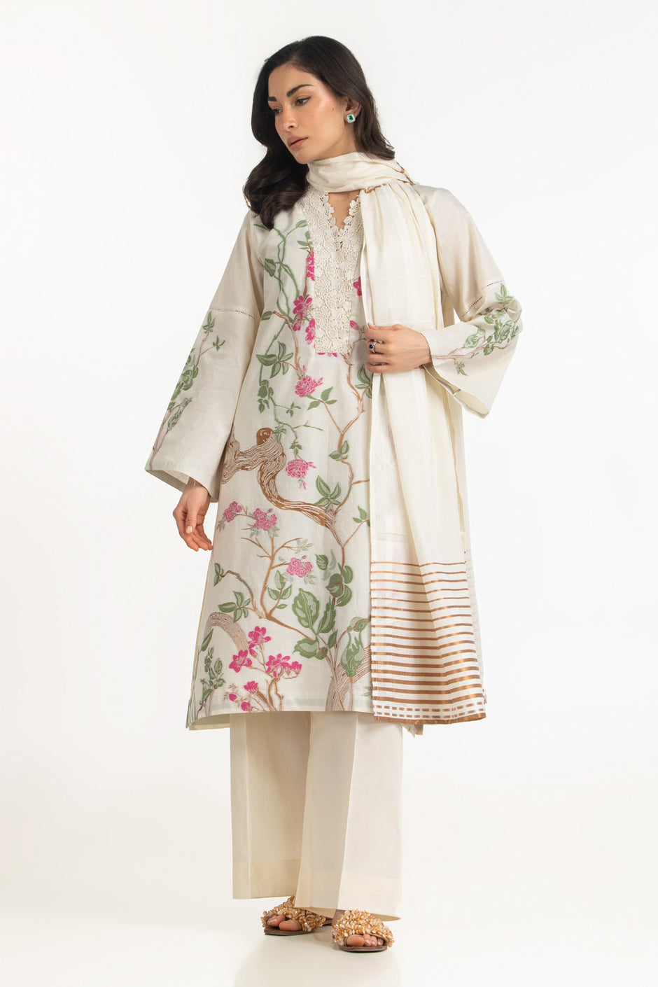 3PC Jacquard Dyed Suit