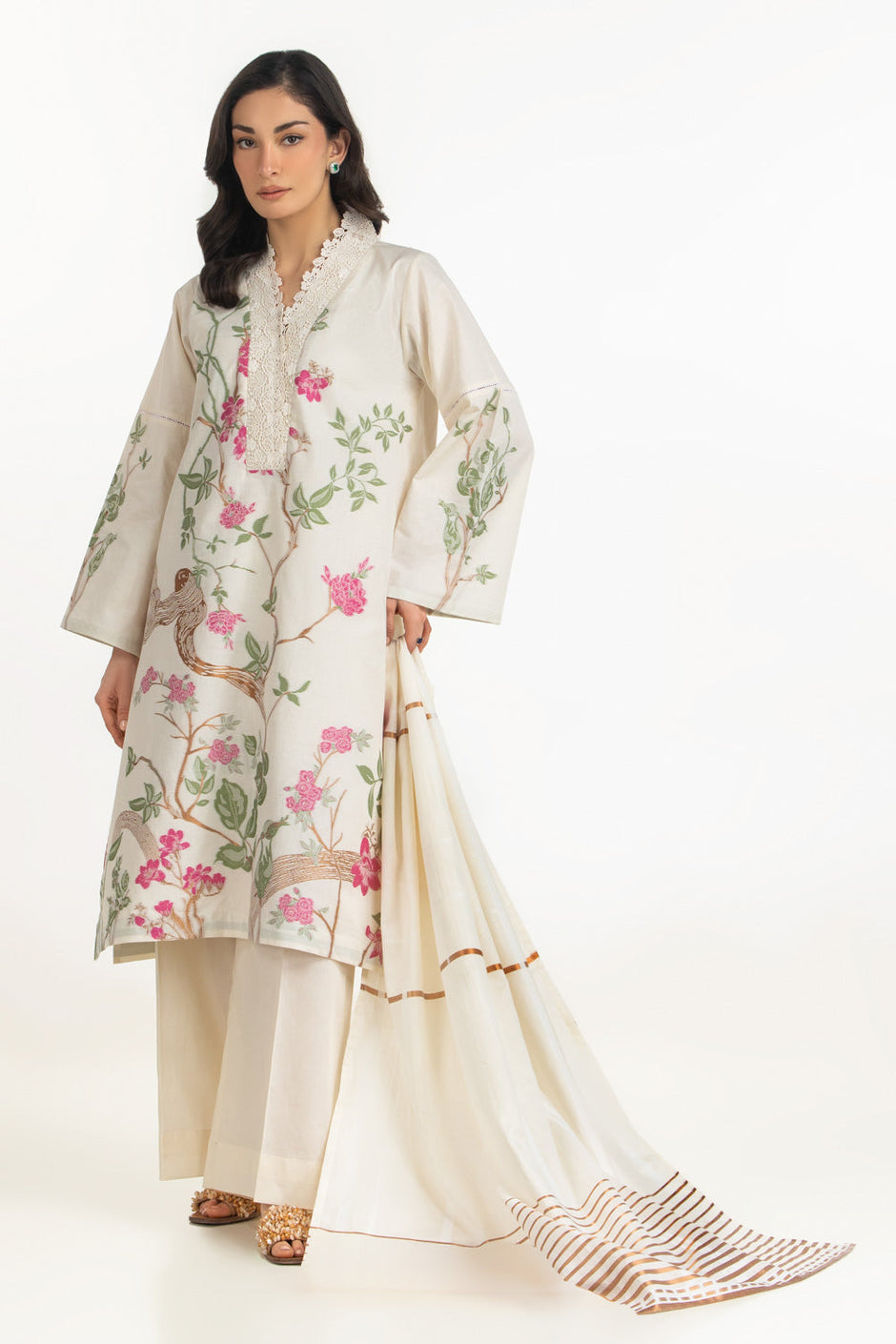 3PC Jacquard Dyed Suit