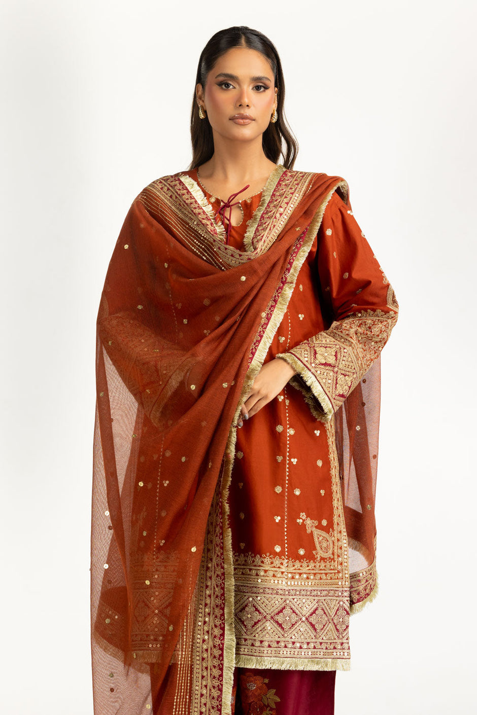 3PC Lawn Embroidered Suit