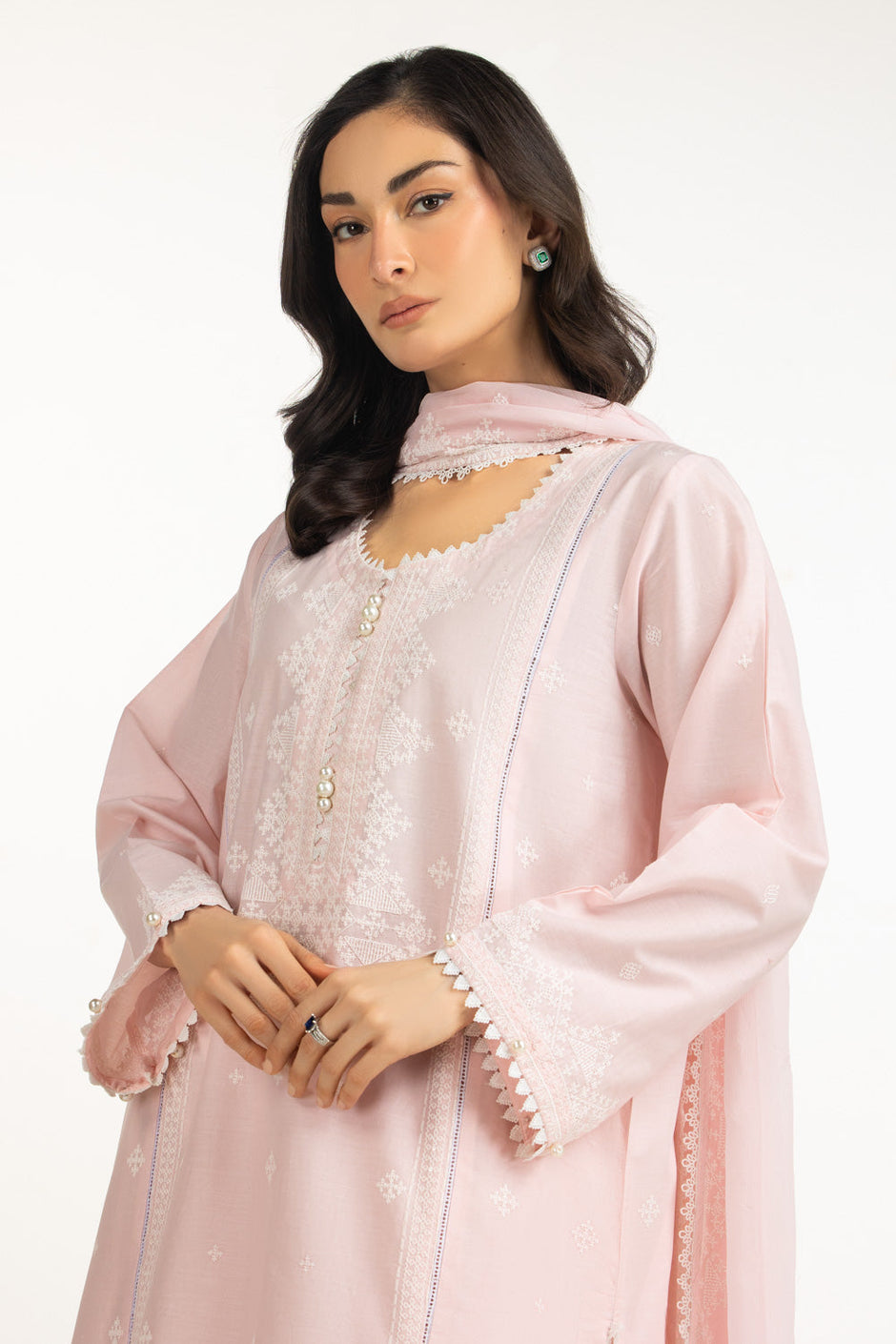 3PC Lawn Embroidered Suit