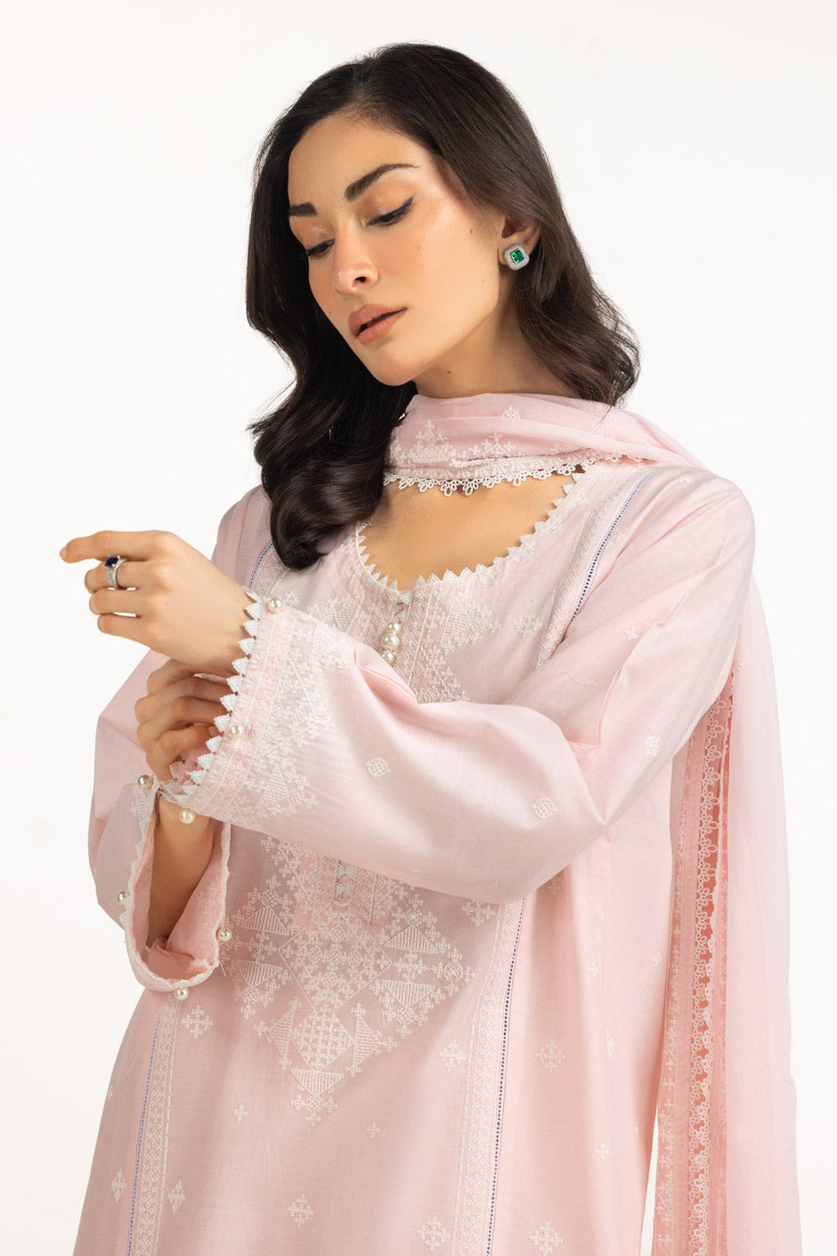 3PC Lawn Embroidered Suit