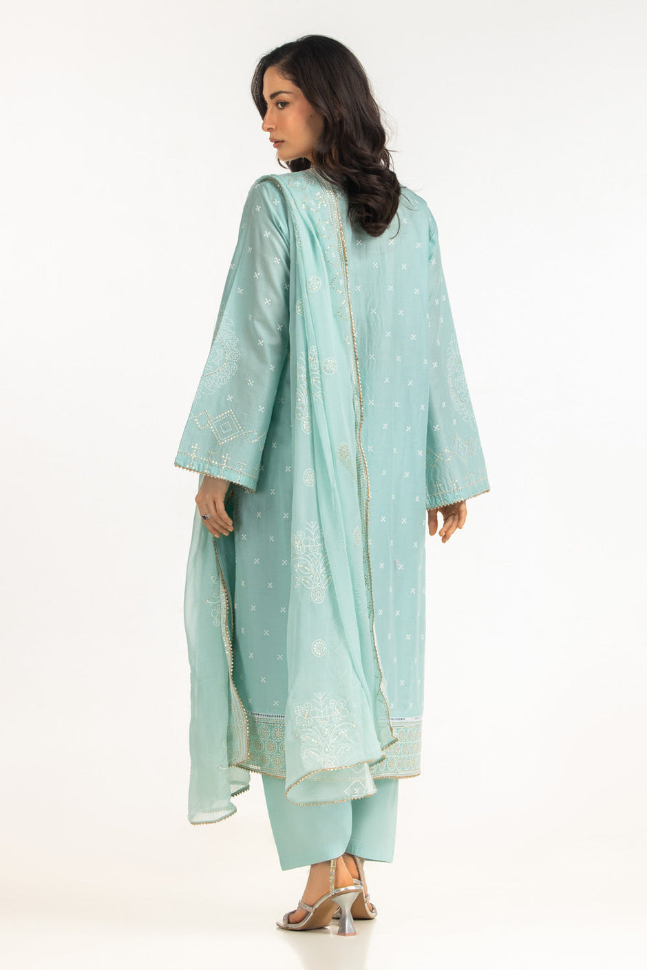 3PC Lawn Embroidered Suit
