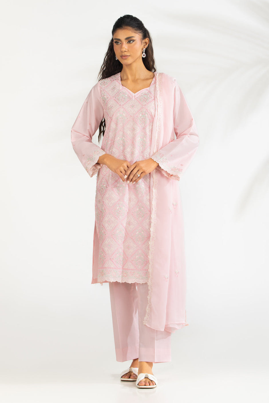 3PC Lawn Embroidered Suit