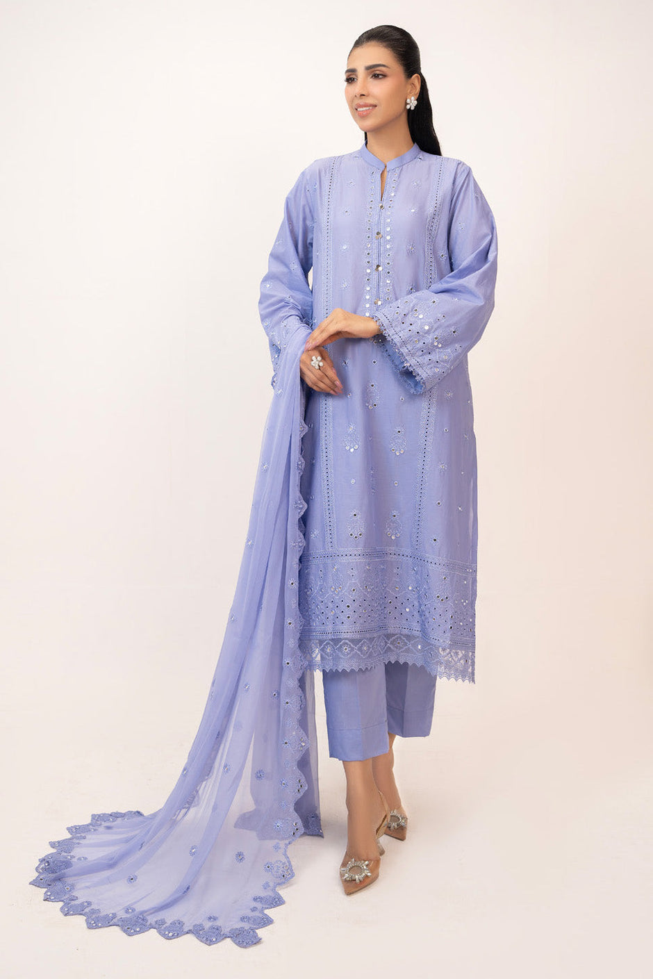 3PC Lawn Embroidered Suit