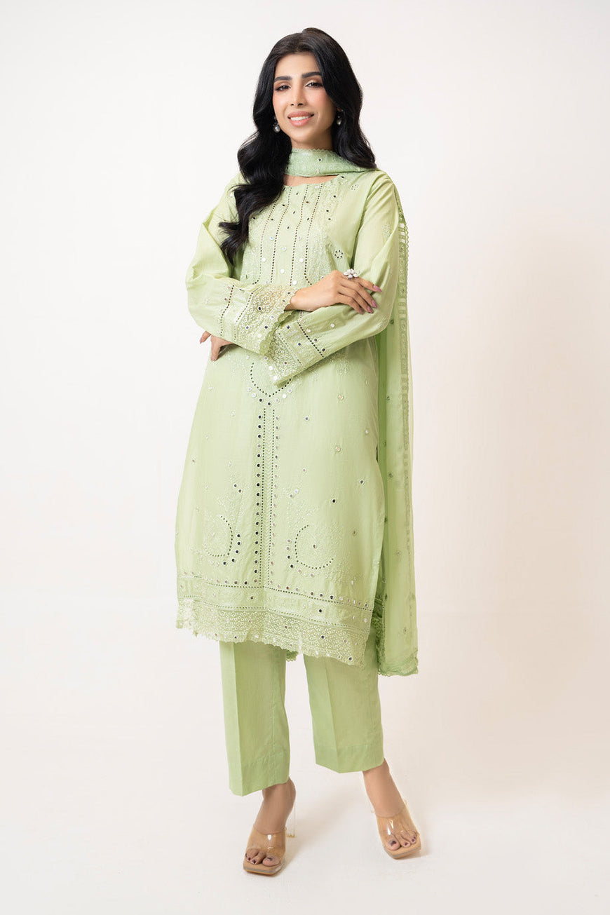 3PC Lawn Embroidered Suit