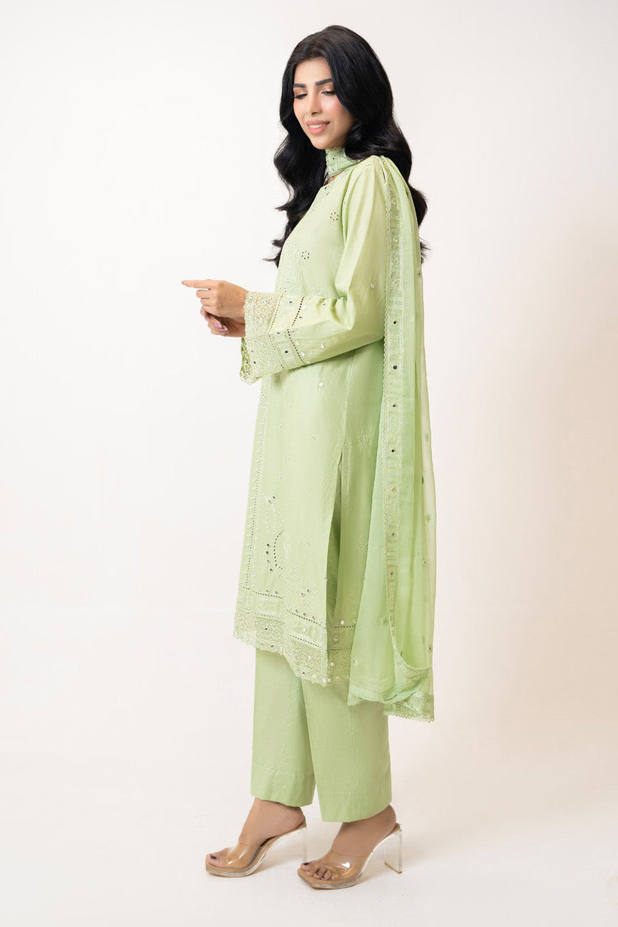 3PC Lawn Embroidered Suit
