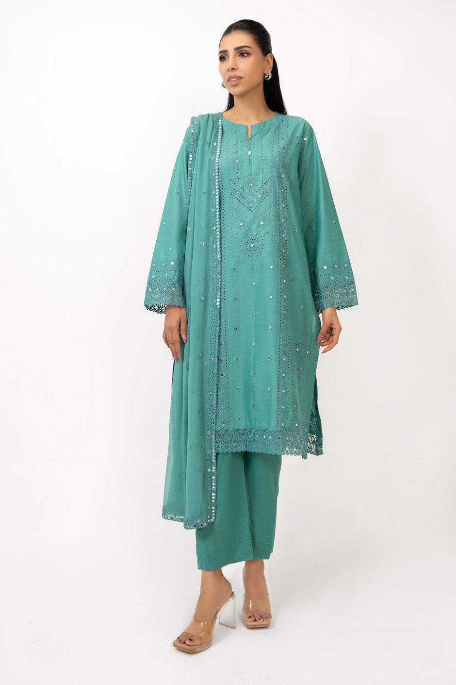 3PC Lawn Embroidered Suit
