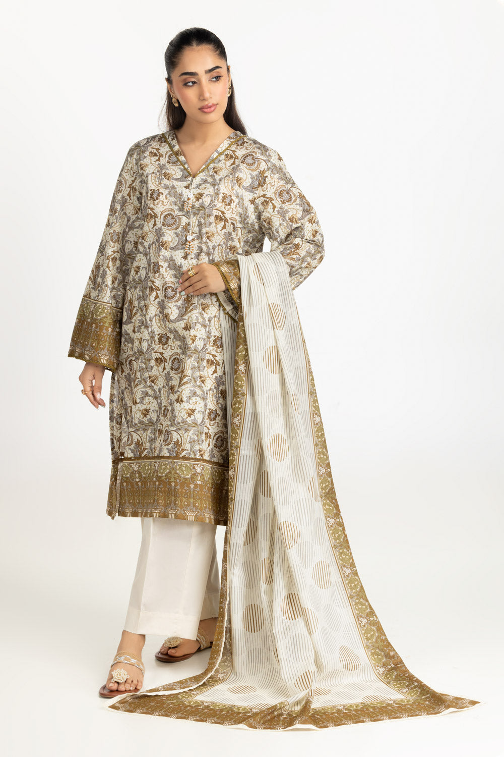 3PC Lawn Printed Suit