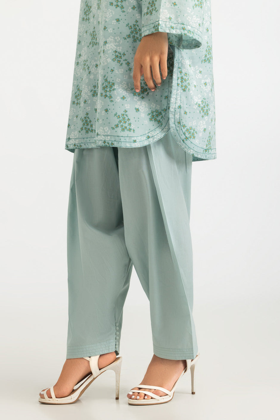 3PC Lawn Printed Suit With Embroidered Dupatta