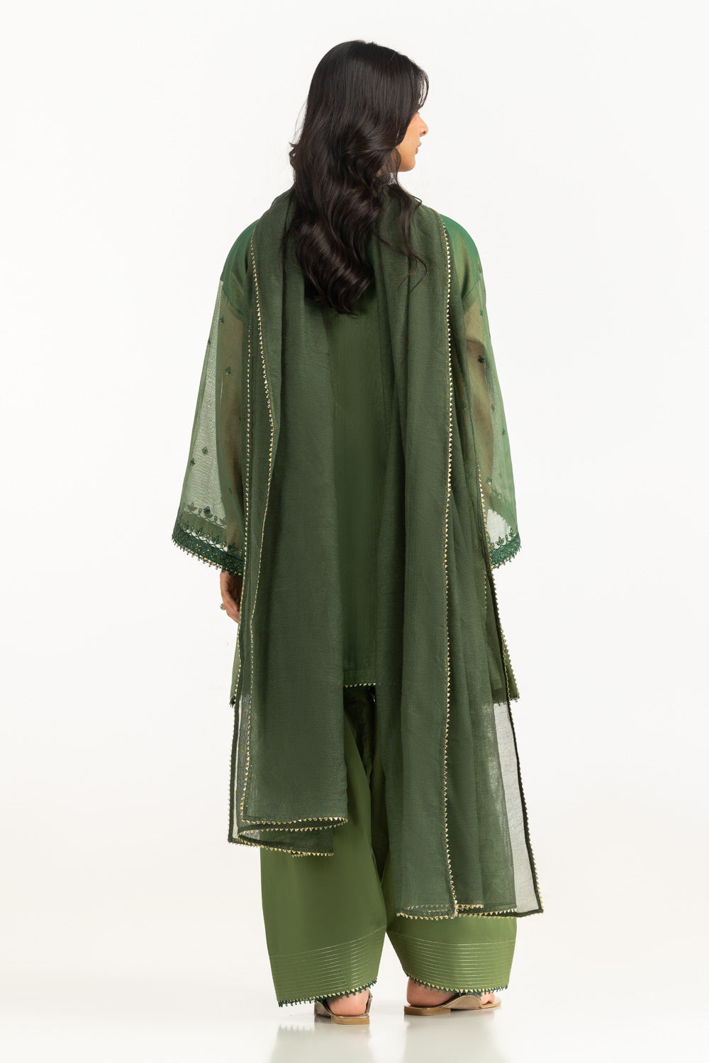 3PC Masoori Embroidered Suit