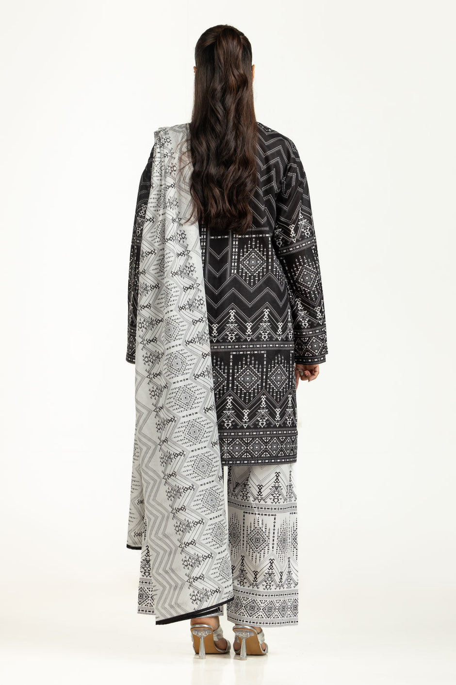 3PC Printed Lawn Suit