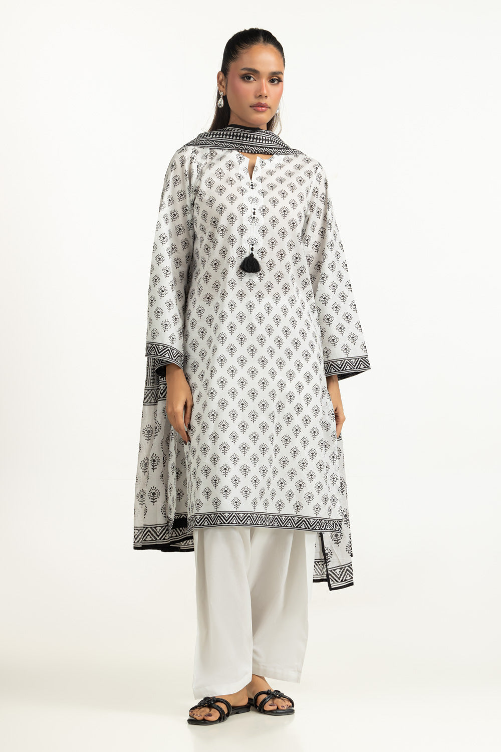 3PC Printed Lawn Suit