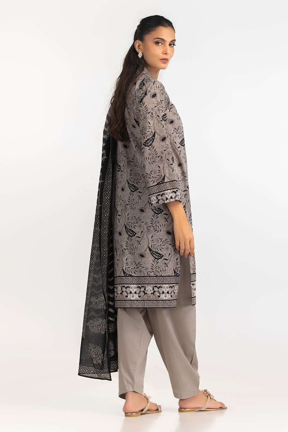 3PC Printed Lawn Suit