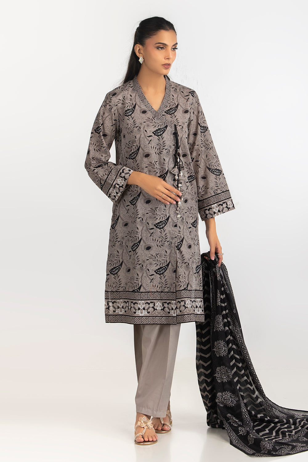 3PC Printed Lawn Suit