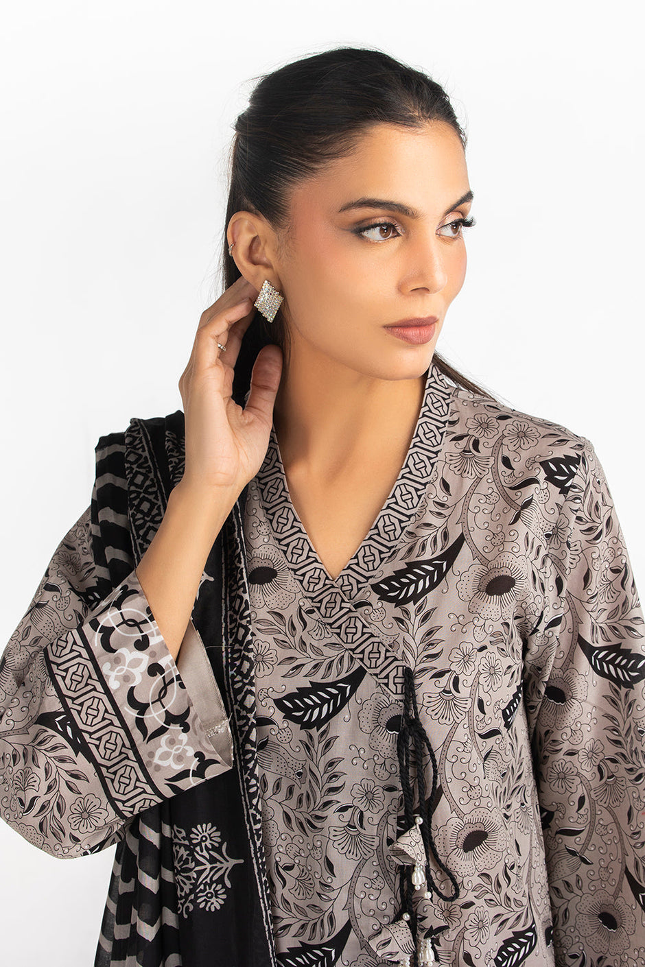 3PC Printed Lawn Suit