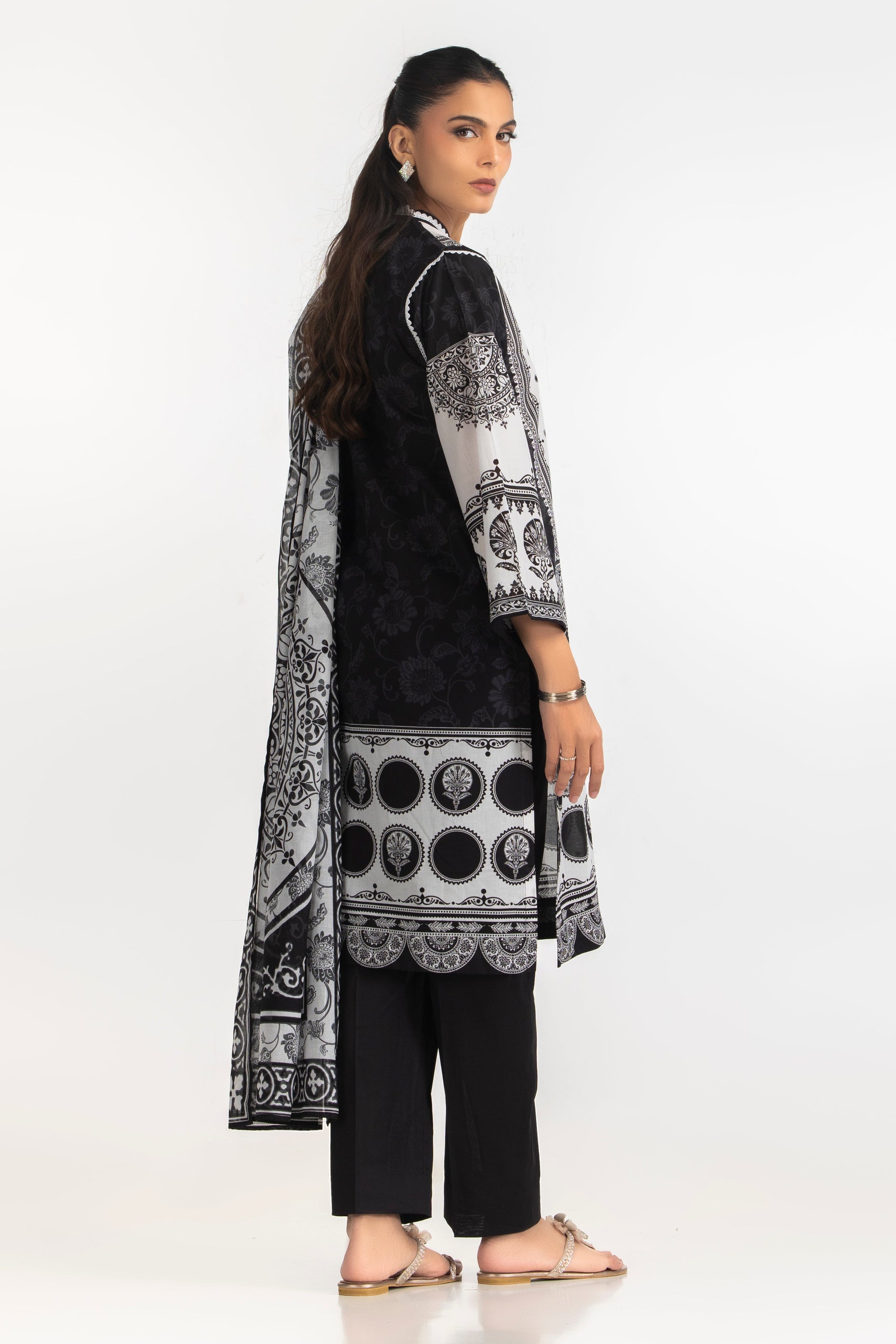 3PC Printed Lawn Suit