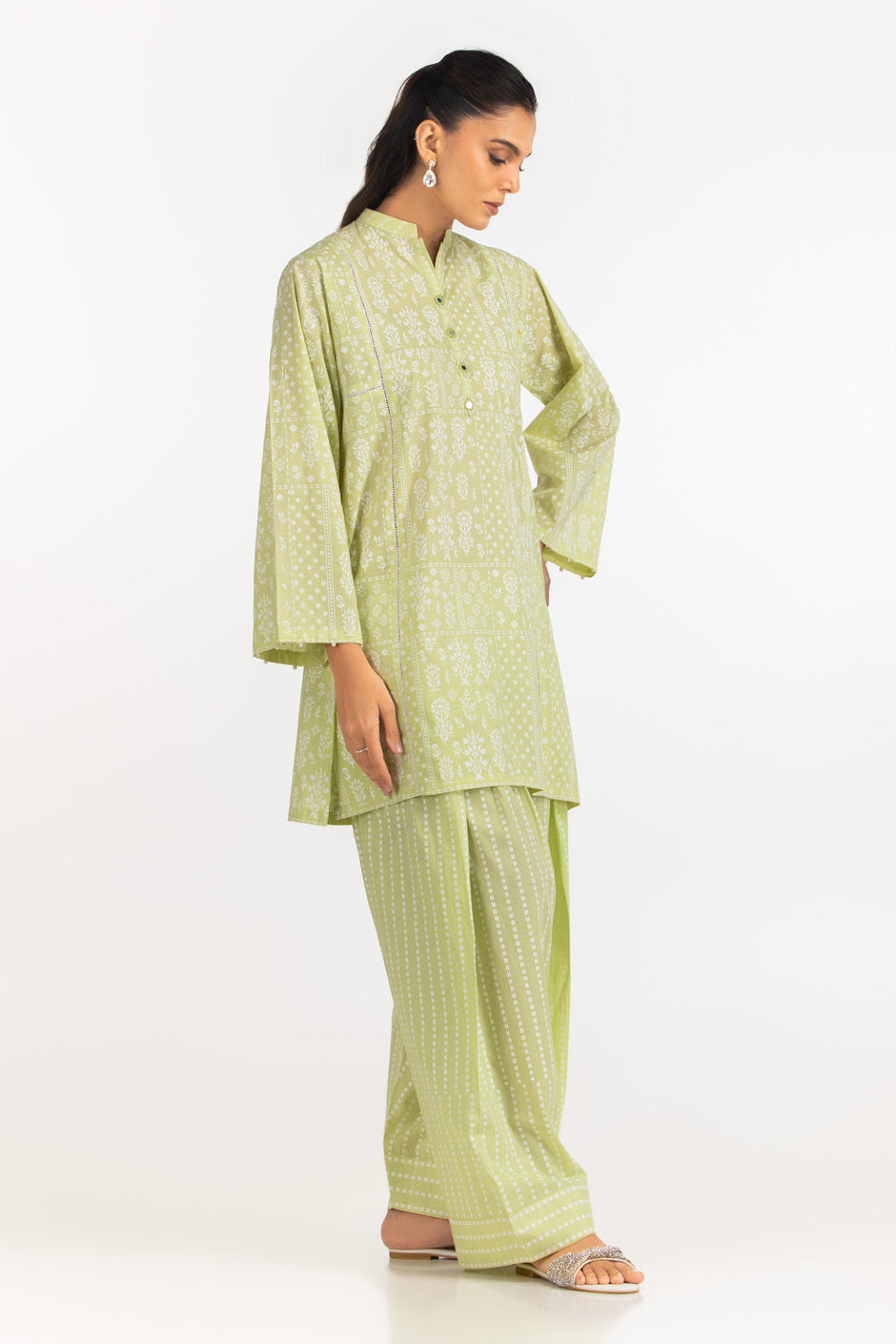 Cambric Block Printed Co-Ord Set