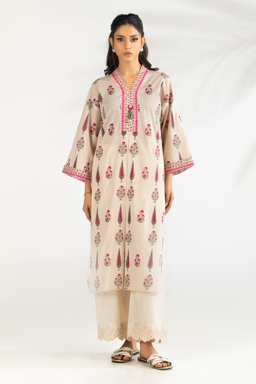 Cambric Printed Shirt