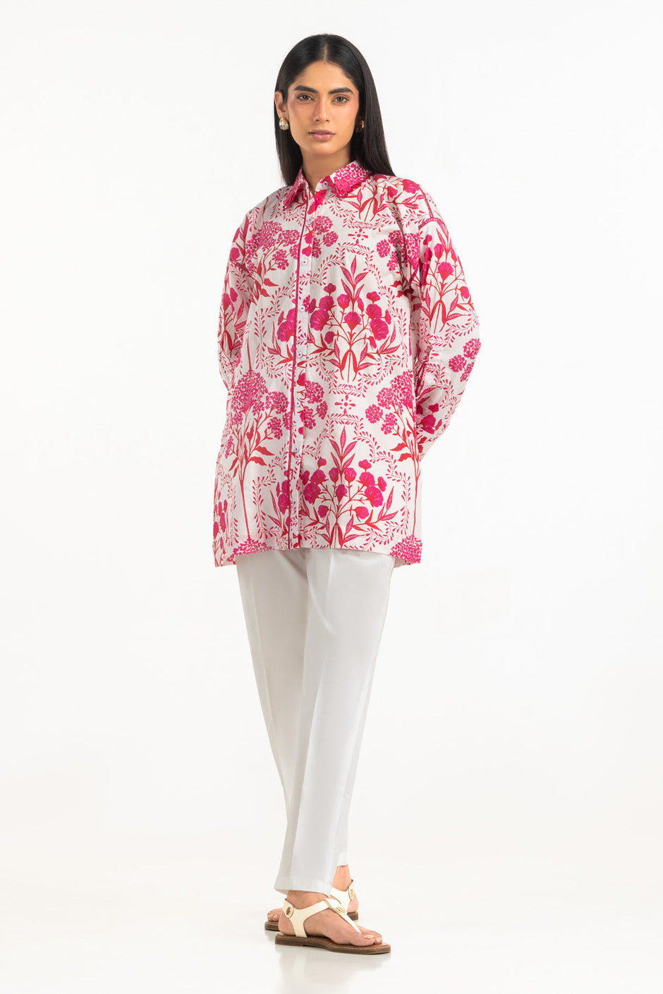 Cambric Printed Shirt