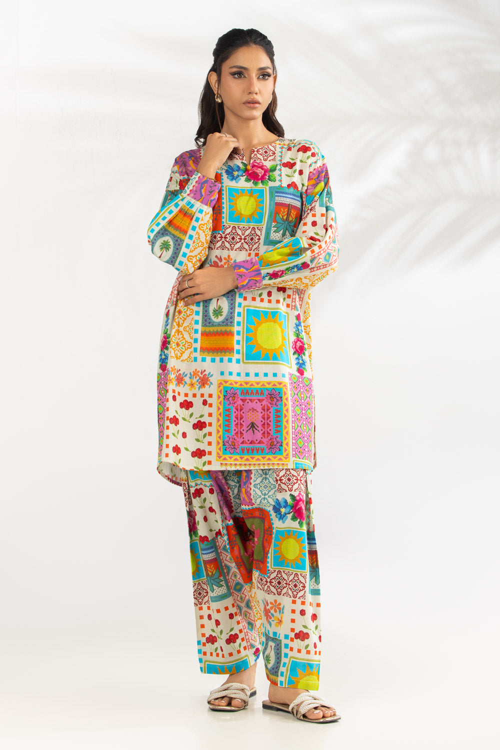 Cotton Viscose Printed Co-Oed Set
