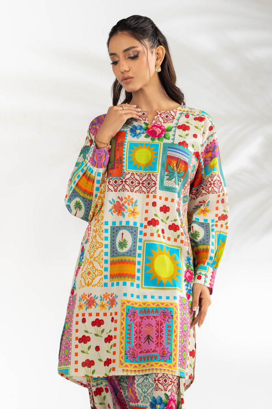 Cotton Viscose Printed Co-Oed Set