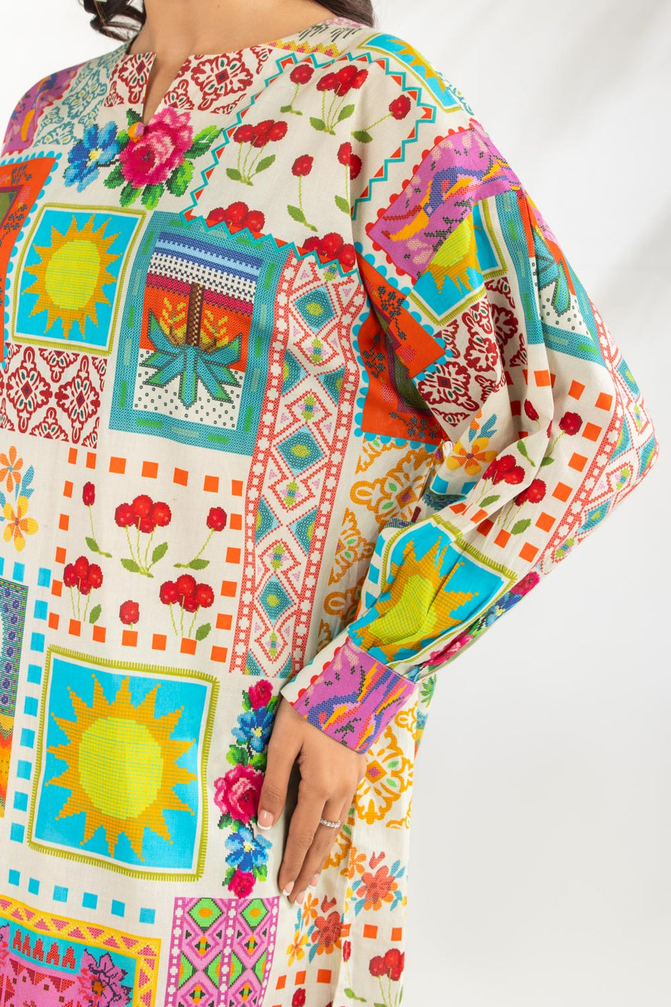 Cotton Viscose Printed Co-Oed Set