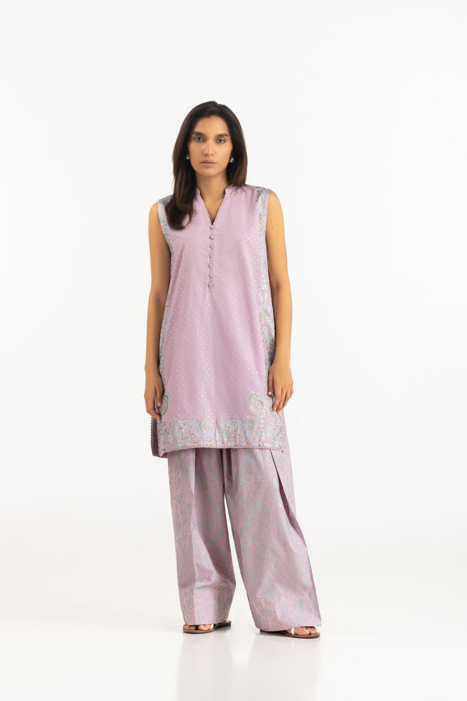 Cross Hatch Block Printed Co-Ord Set