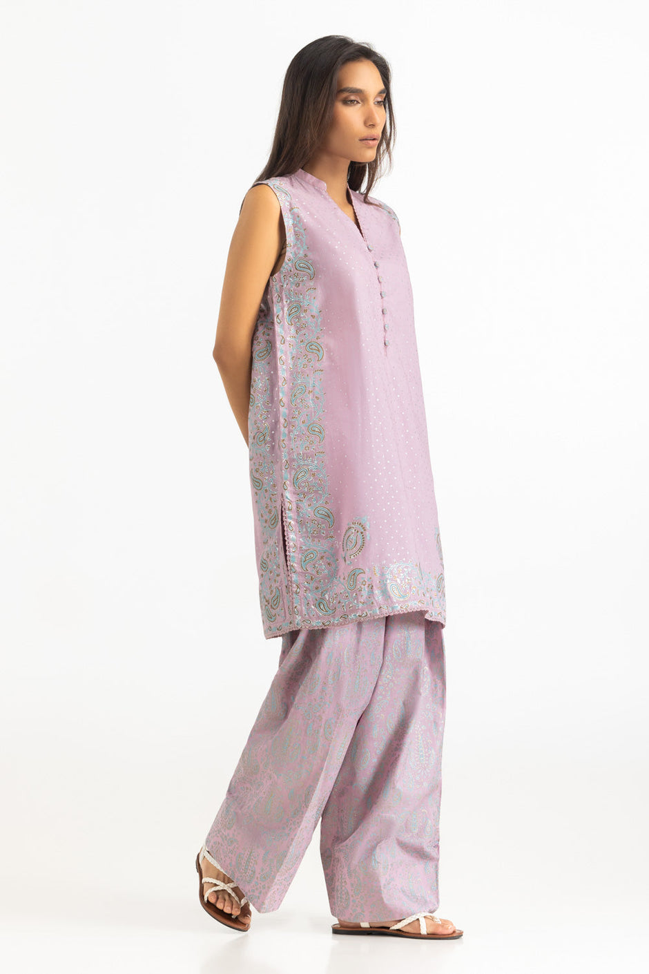 Cross Hatch Block Printed Co-Ord Set