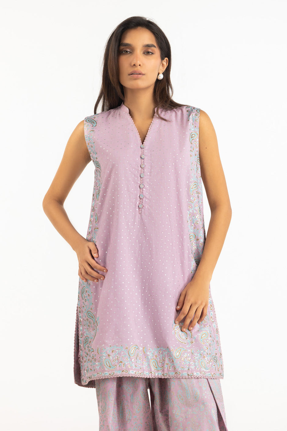 Cross Hatch Block Printed Co-Ord Set