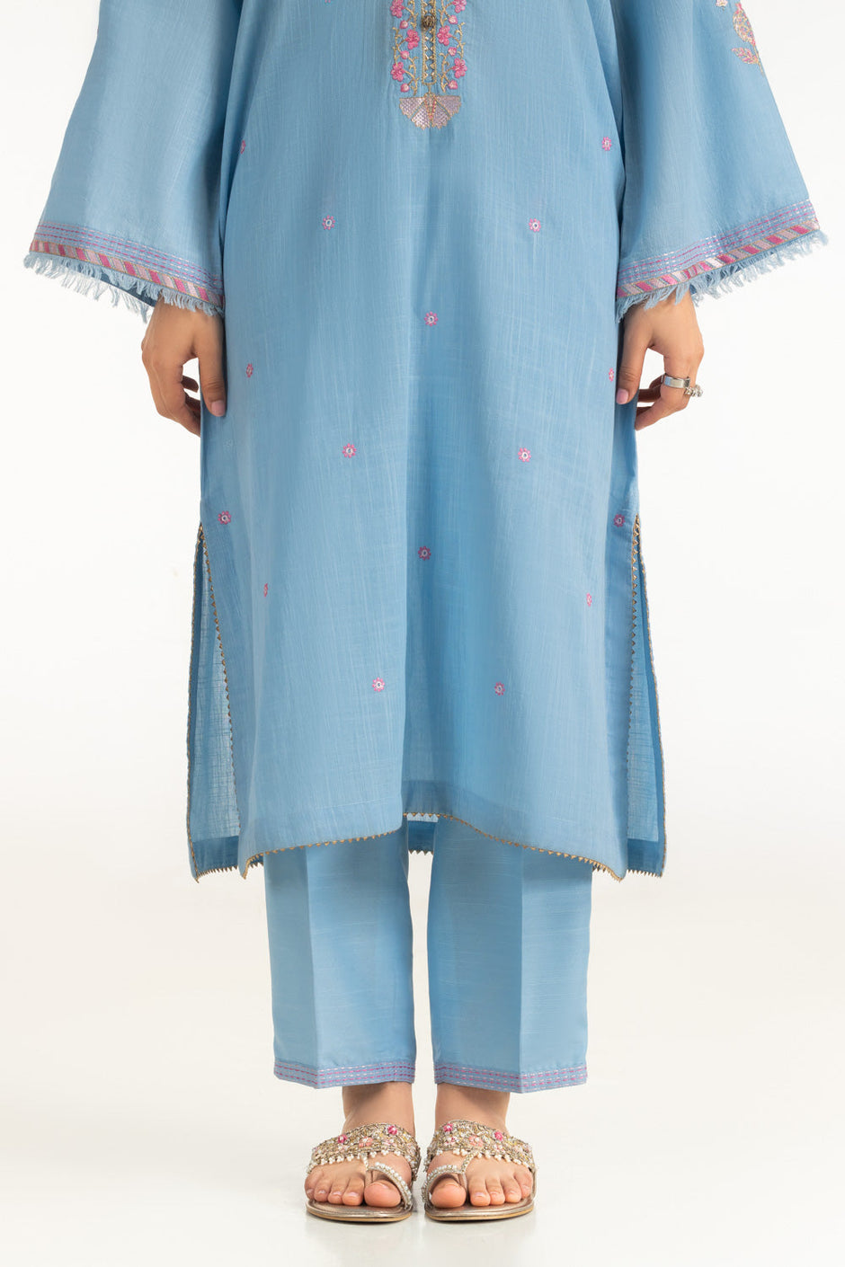Cross Hatch Embroidered Co-Ord Set