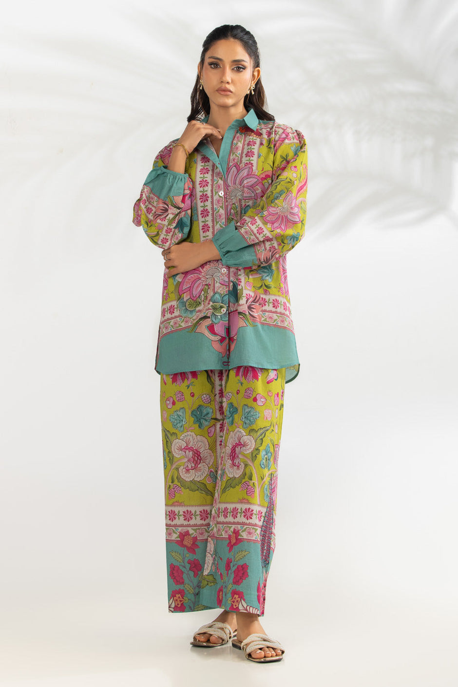 Cross Hatch Printed Co-Ord Set