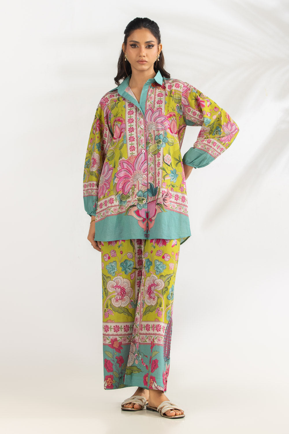 Cross Hatch Printed Co-Ord Set