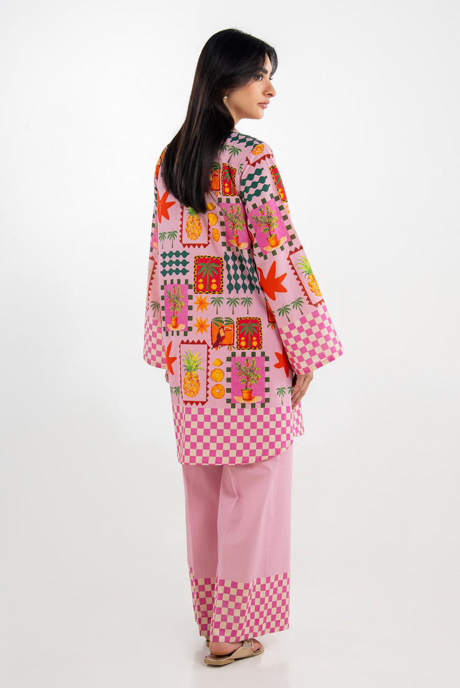 Cross Hatch Printed Co-Ord Set