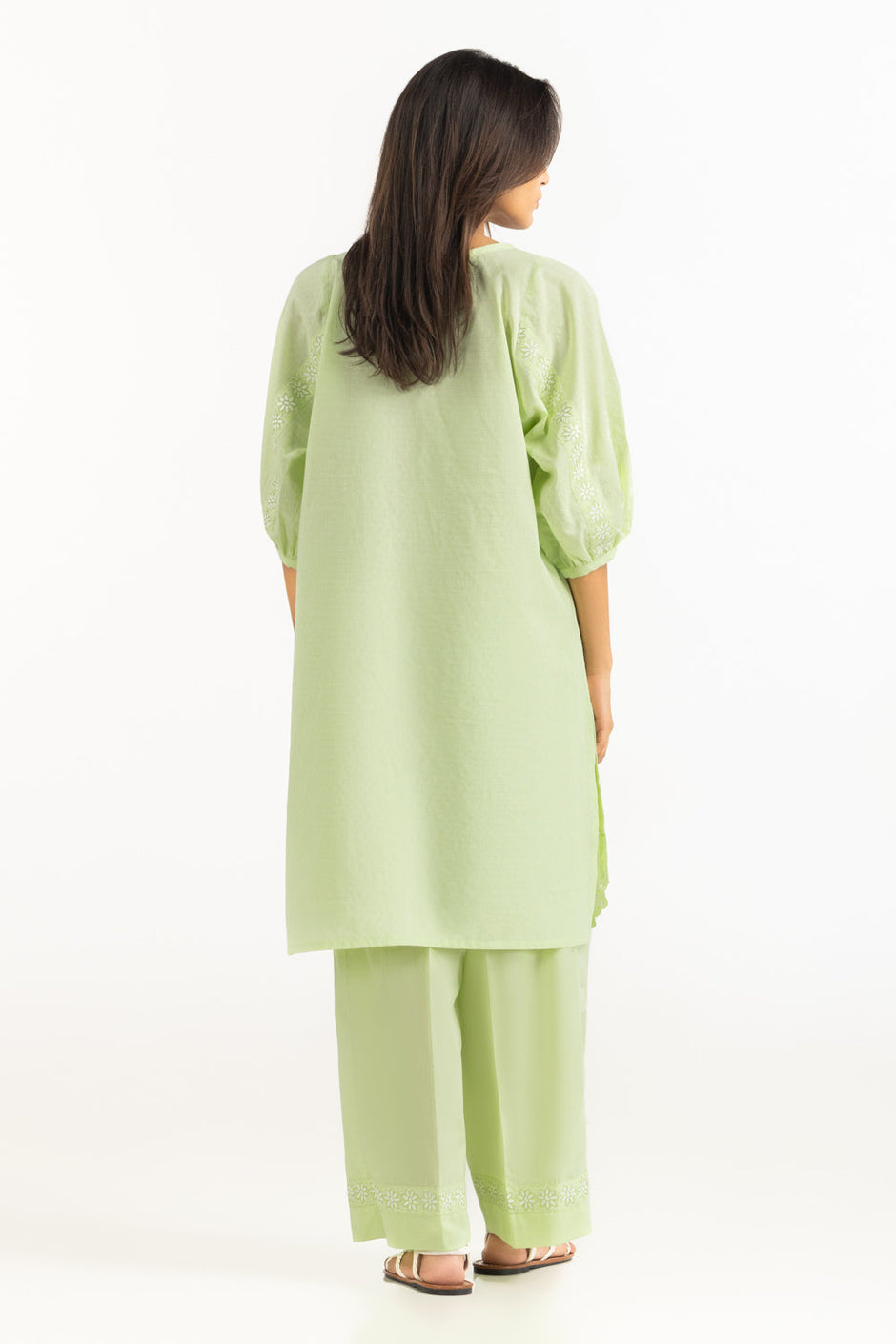 Dobby Embroidered And Trouser