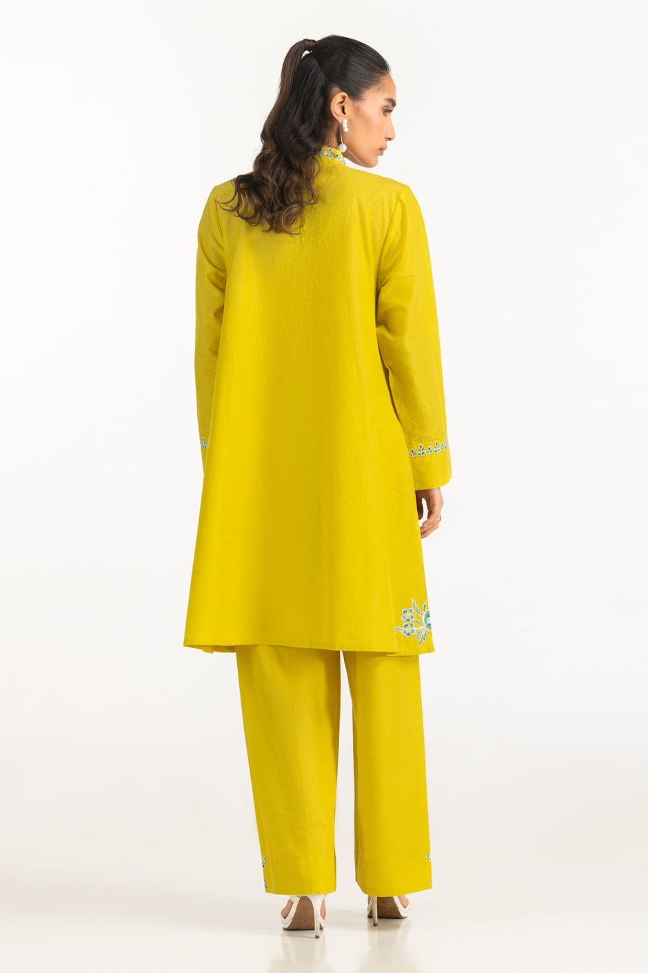 Dobby Embroidered Co-Ord Set