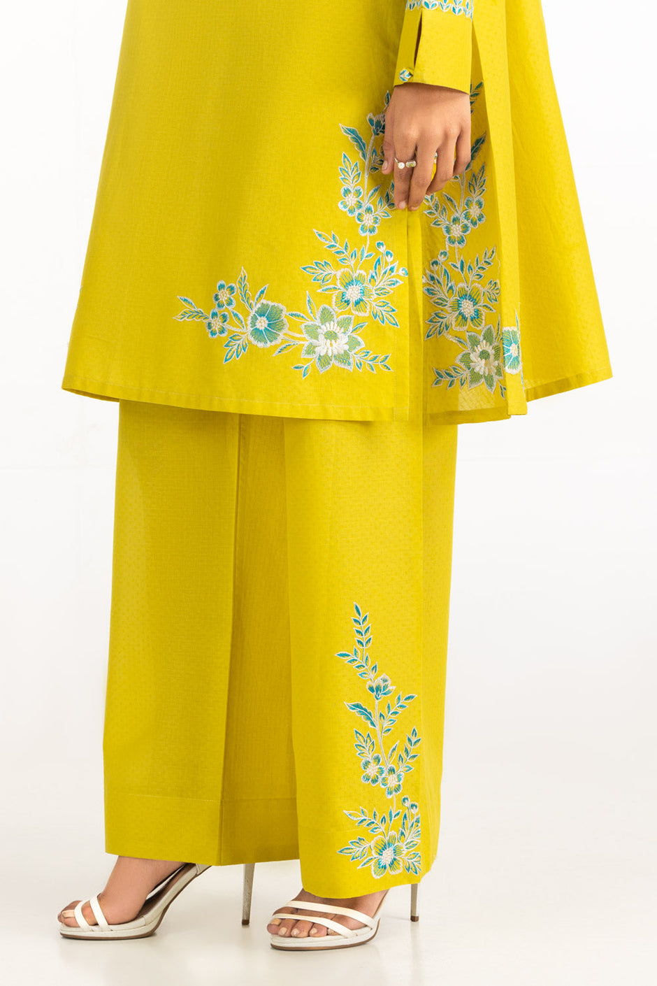 Dobby Embroidered Co-Ord Set
