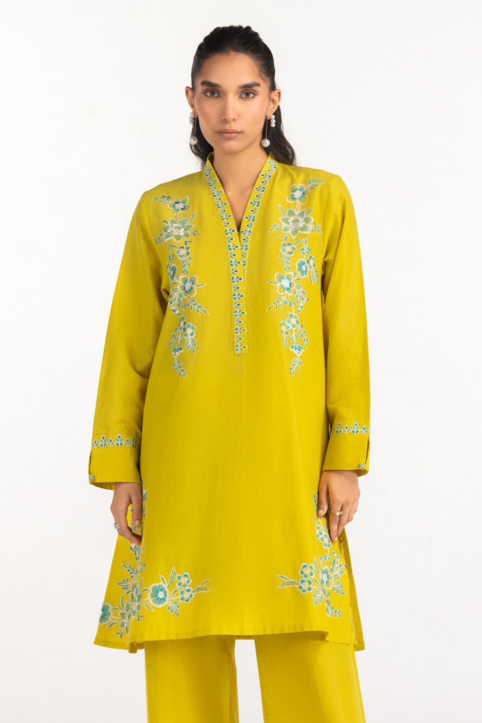 Dobby Embroidered Co-Ord Set