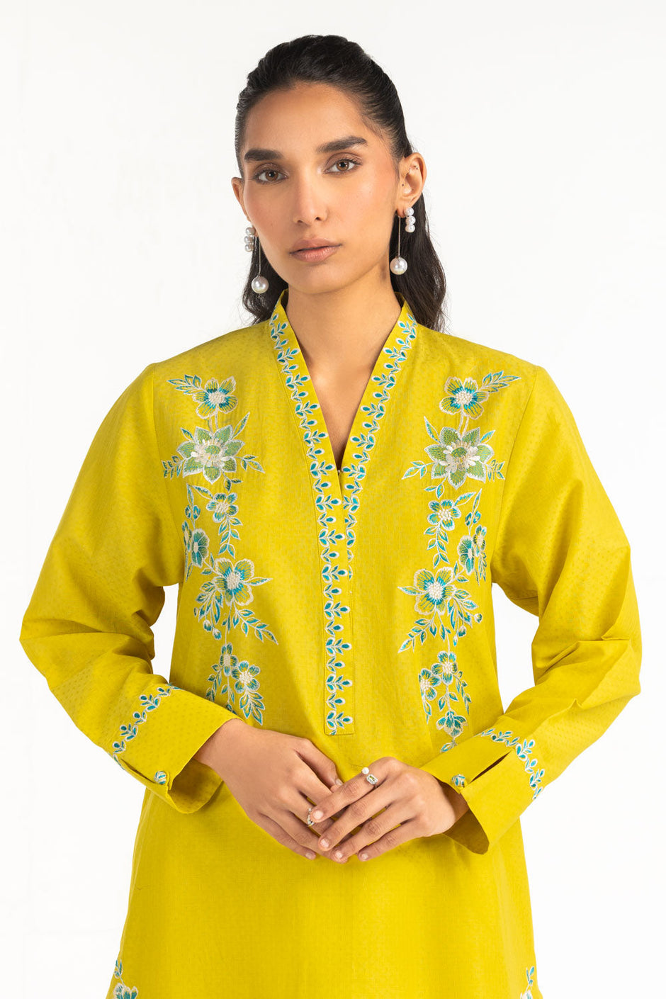 Dobby Embroidered Co-Ord Set