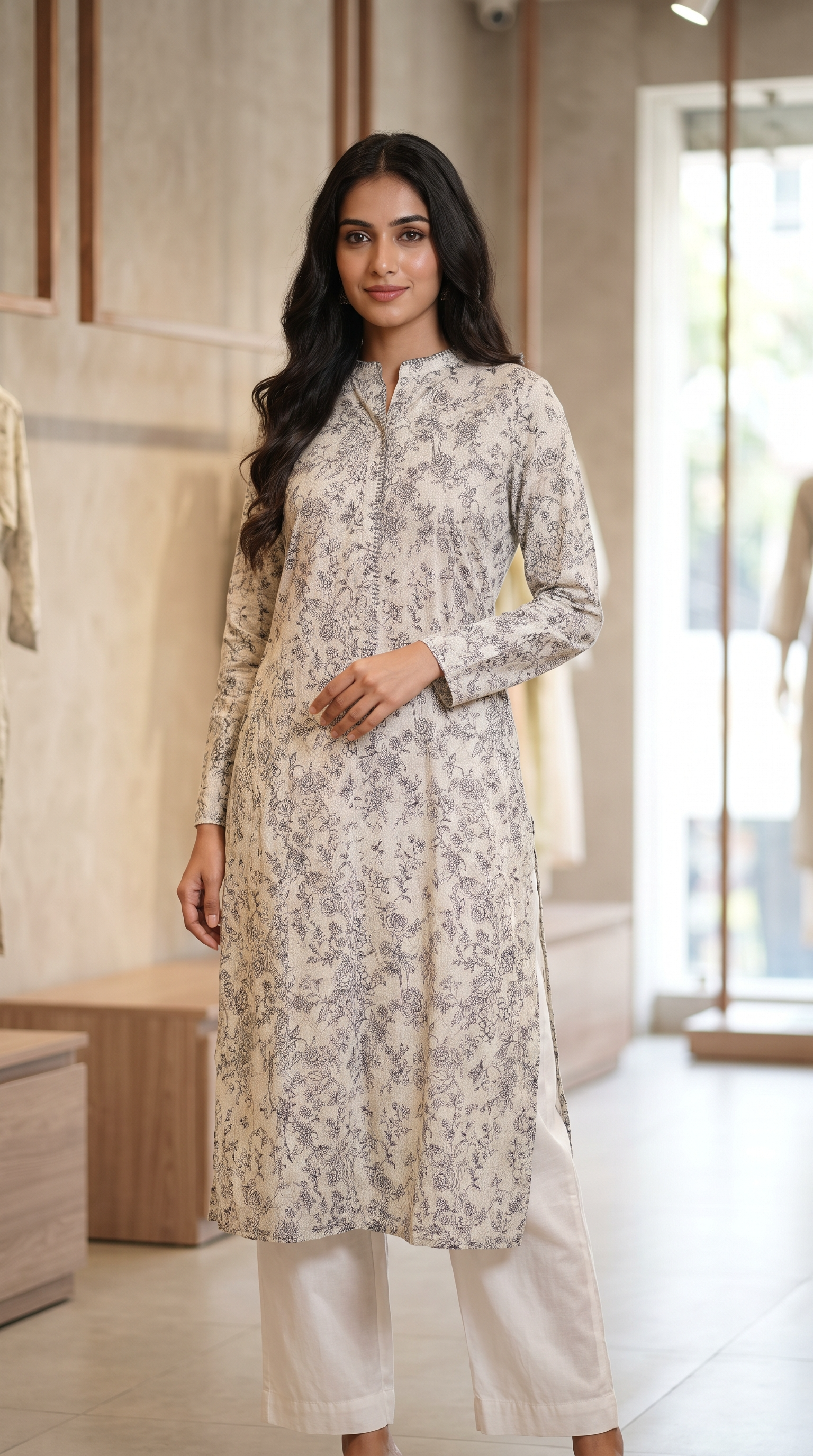 1PC Lawn Printed Shirt