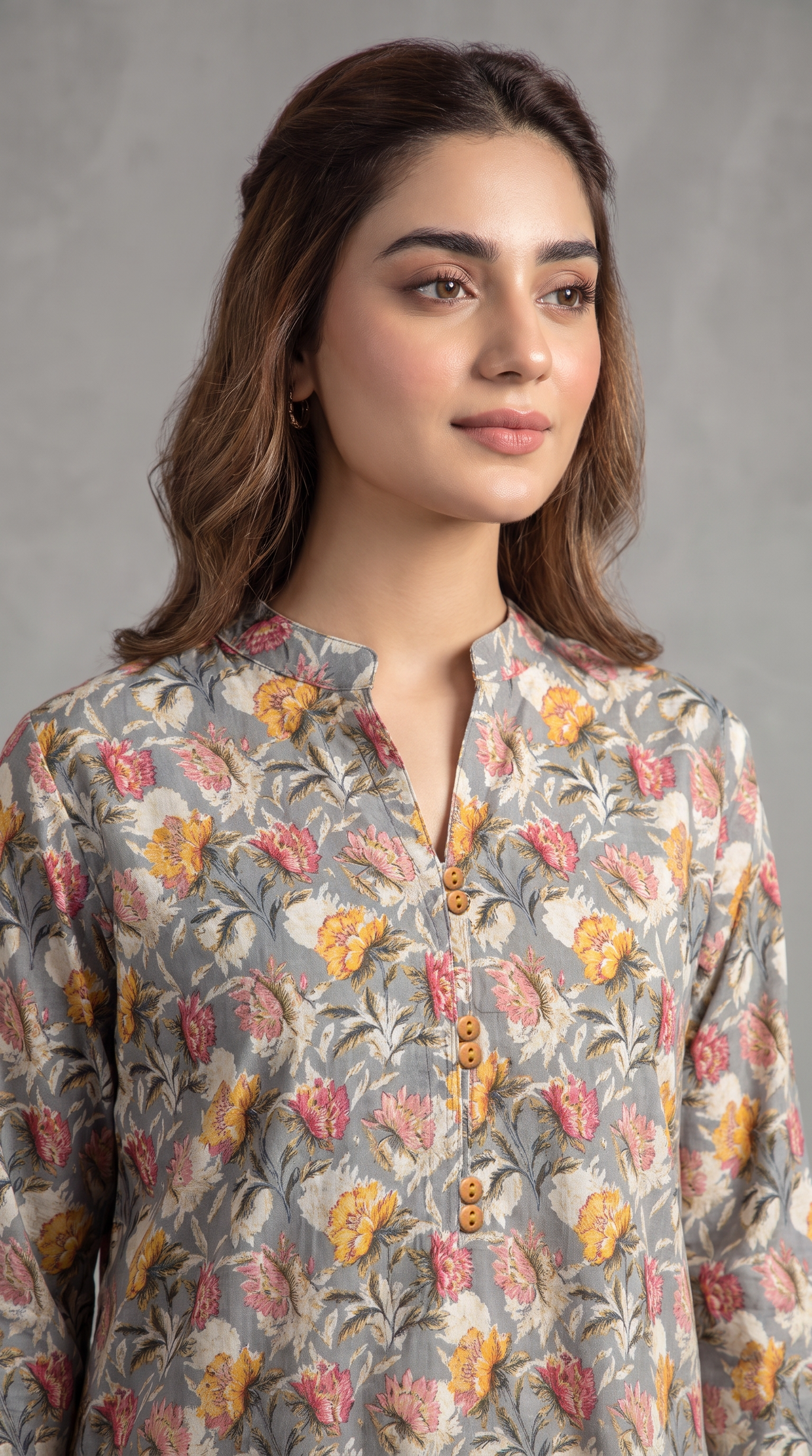 1PC Lawn Printed Shirt