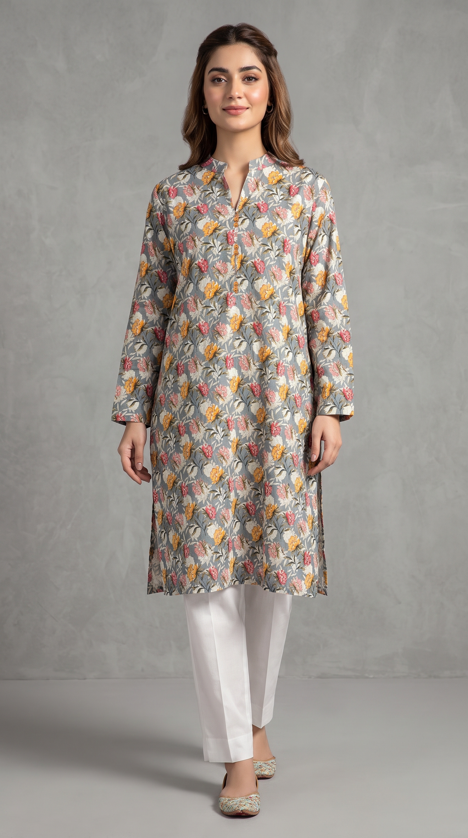 1PC Lawn Printed Shirt