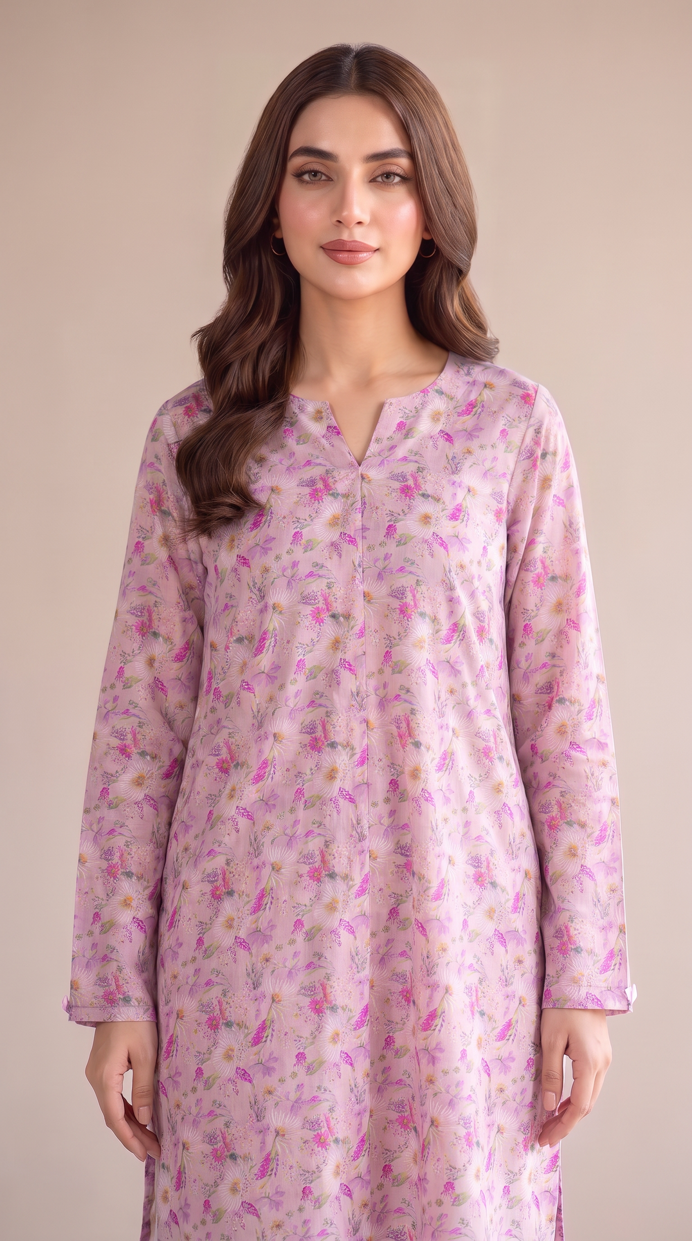 1PC Lawn Printed Shirt